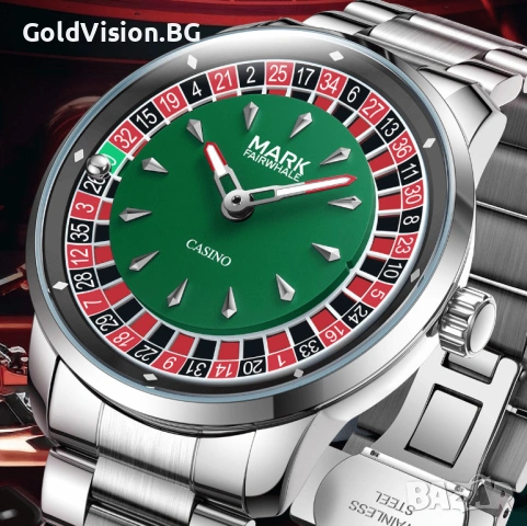 Мъжки часовник Mark Fairwhale – CASINO + ПОДАРЪК, снимка 2 - Мъжки - 53179239