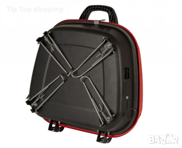 Барбекю Muhler, червено с капак, 40x40cm, снимка 5 - Барбекюта - 49920891