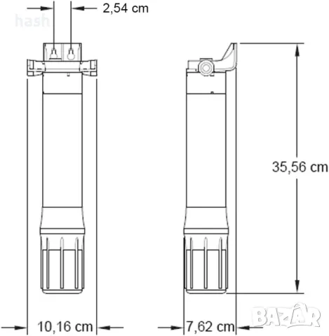 AEG AEGFFF2 резервен филтър под мивката за AEGFFS2 филтрираща система, снимка 5 - Други стоки за дома - 49265372