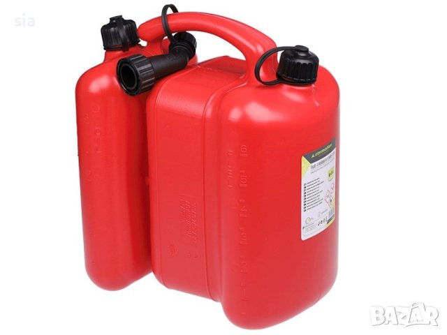 Туба за гориво, ДВУКАМЕРНА ТУБА CARMOTION ЗА ГОРИВО/МАСЛО, 6 + 3L 