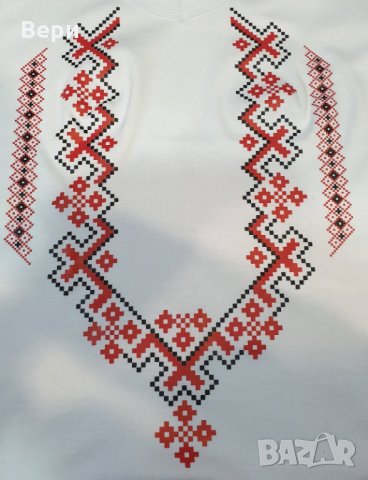 Нова дамска блуза с трансферен печат Шевица, България, Етно мотив, снимка 9 - Тениски - 28013549