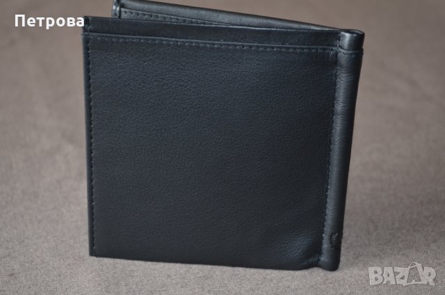 Bugatti Veloce Dollar Сlip черен портфейл, снимка 4 - Портфейли, портмонета - 32742570