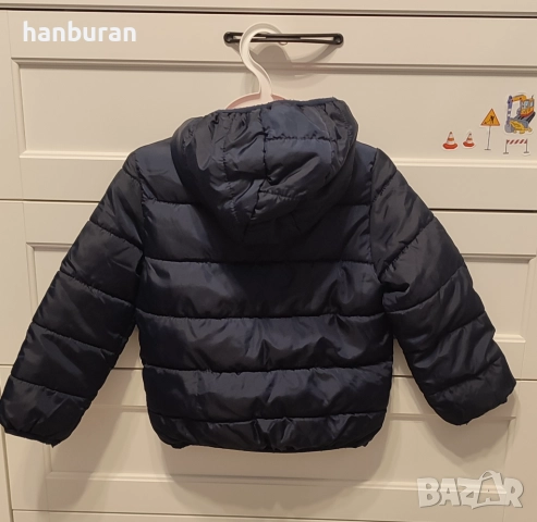 Детско тъмносиньо яке, размер 104, снимка 2 - Детски якета и елеци - 52566151
