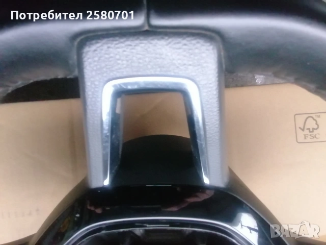 Продавам оригинален кожен мулти волан за Шкода Октавия 2016г , снимка 11 - Аксесоари и консумативи - 53477248