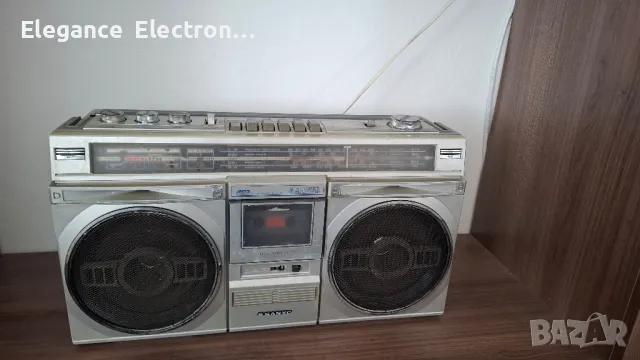 Sanyo M9935K Boombox 4-лентов стерео радио и касетофон, снимка 6 - Радиокасетофони, транзистори - 50188779