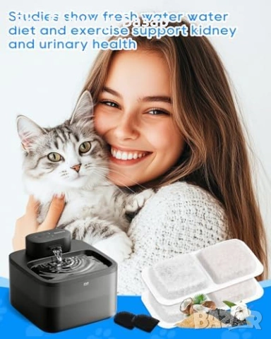 Нови Oneisall филтри за котешки фонтан 2.2L PW13 PW14 12+12 комплект, снимка 6 - За котки - 53569419