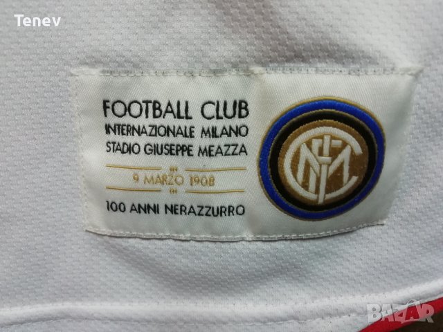 Inter Milan Nike 1908-2008 100 Anni оригинална детска юбилейна тениска фланелка Интер Милан 10-12г, снимка 5 - Детски тениски и потници - 43454649