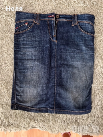 Дънкова пола, снимка 4 - Поли - 52413191