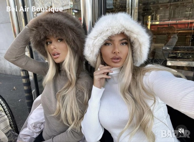 ХИТ пухени шапки, зимна шапка