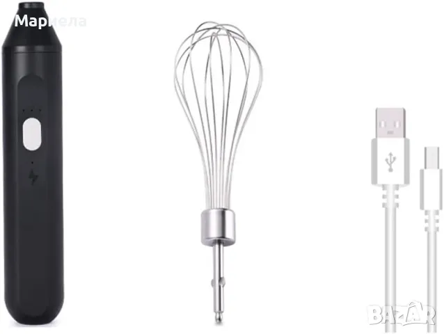 Малък Акумулаторен Миксер / Акумулаторен Ръчен Миксер с 3 Скорости