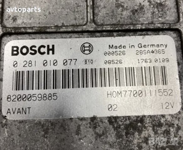 Renault scenic 2000година 1.9dti Компютър, снимка 2 - Части - 40756470