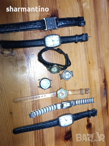 Лот 8 броя работещи часовника - 25 лв
