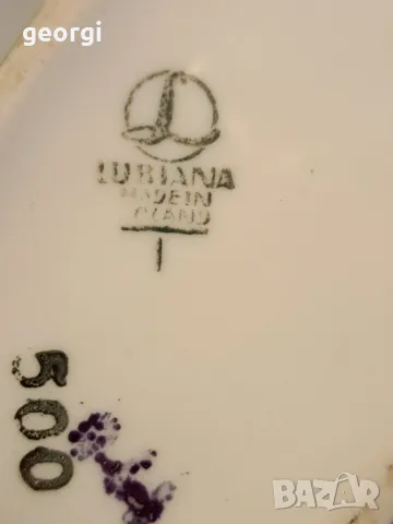 полска порцеланова ваза Lubiana   22/3, снимка 6 - Вази - 49187783