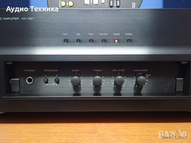 YAMAHA AX-397. Перфектен! Оригинално дистанционно. Страхотен звук! Изпращам видео., снимка 8 - Ресийвъри, усилватели, смесителни пултове - 52138375
