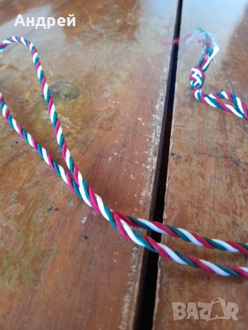 Стар трикольорен шнур за пагони #3, снимка 2 - Антикварни и старинни предмети - 43700153