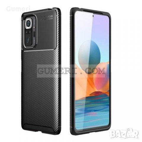 Xiaomi Redmi Note 10 Pro  Карбонов Удароустойчив Гръб, снимка 2 - Калъфи, кейсове - 32982872
