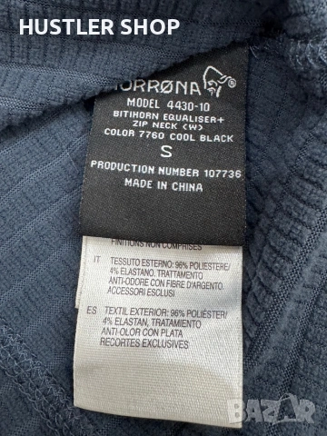 Дамска термо блуза NORRONA BITIHORN. Размер S, снимка 5 - Блузи с дълъг ръкав и пуловери - 53221862