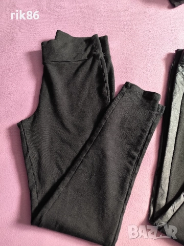 Дамски черни клинове с висока талия, снимка 2 - Клинове - 51942242