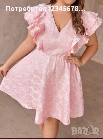 Дамска елегантна рокля , снимка 4 - Рокли - 50687973