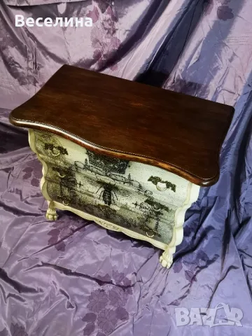 Уникален антикварен скрин , снимка 10 - Скринове - 48721046