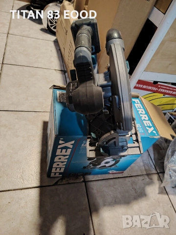 FERREX 40V акумулаторен циркуляр, 4000 мин-, снимка 3 - Други инструменти - 52929439