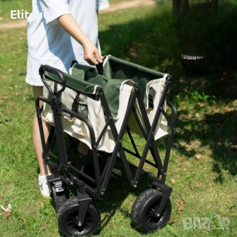 Многофункционална сгъваема количка 2 в 1 с масичка за къмпинг и пикник TV136, снимка 8 - Други стоки за дома - 52778659