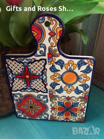 Красиви керамични дъски за сервиране, снимка 5 - Други - 53530802