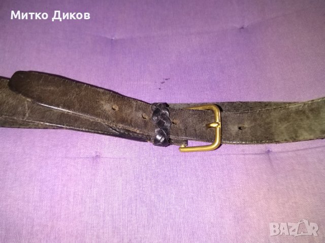 Колан естествена кожа  99см широк 28мм, снимка 3 - Колани - 43050023