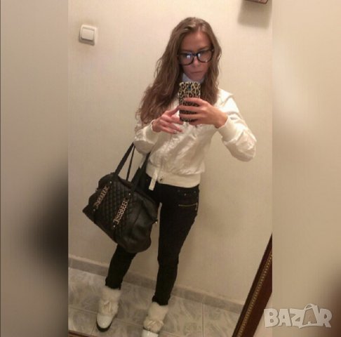 Бяло яке - безплатна доставка, снимка 2 - Якета - 38210492