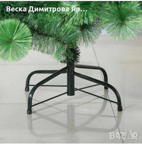 Елха естествено зелена с шишарки, снимка 3 - Декорация за дома - 52170389