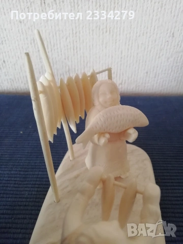 стари антични фигурални статуйки резба от кост. , снимка 8 - Антикварни и старинни предмети - 53483494