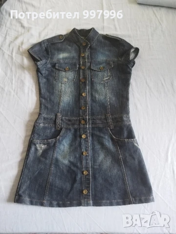 дънкова рокля- ХЛ размер, снимка 9 - Рокли - 50987560