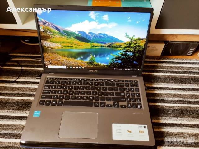 Лаптоп 15.6" ASUS X515KA, 8GB DDR4, 256 M.2 NVMe SSD, FullHD IPS Panel