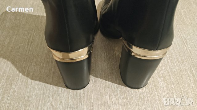 ZARA боти от естествена кожа, снимка 3 - Дамски боти - 32539590