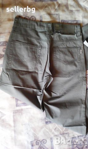 Светло сиви тесни панталони тип "кюнец" W29 / L34 , снимка 2 - Панталони - 26482999