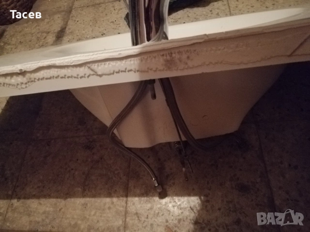 Продавам масивна мивка със смесител и сифон, снимка 2 - Мивки - 53536007