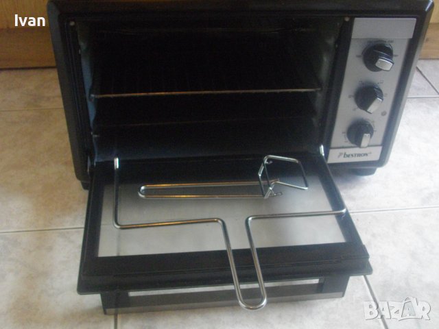 Немска 1500 Вата-Грил-ФурнаС Въртящ Се Шиш И Циркулация На Въздух-BESTRON AGL23-Почти Нова-Отлична, снимка 11 - Печки, фурни - 37459702