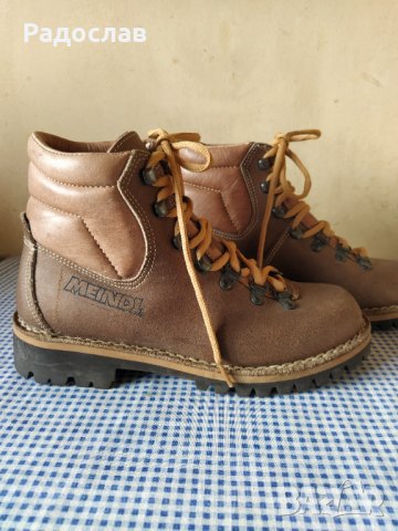 обувки от естествена кожа MEINDL, снимка 1 - Дамски боти - 32585851