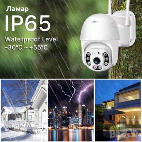 WiFi безжична камера 5MP iCSee YCC365pus цена при поръчка на 2бр и повече нощно виждане проследяване, снимка 4 - IP камери - 28268235