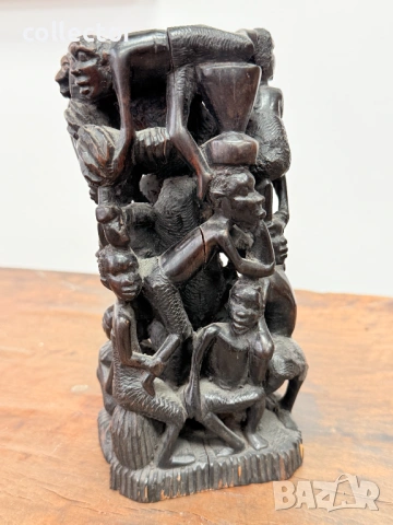 Африканска дърворезба - Дървото на живота. №7817, снимка 3 - Антикварни и старинни предмети - 53043272