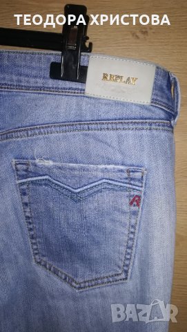 Дамски дънки марка Replay, размер С/М, снимка 5 - Дънки - 32914827