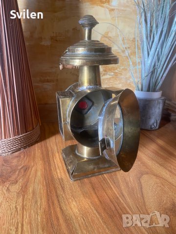 Старинен френски винтидж фенер/лампа, снимка 4 - Декорация за дома - 38302090