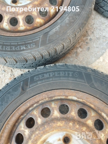  ДЖАНТИ С ГУМИ ЗА VW 195/60/16 C, снимка 3 - Гуми и джанти - 51624265