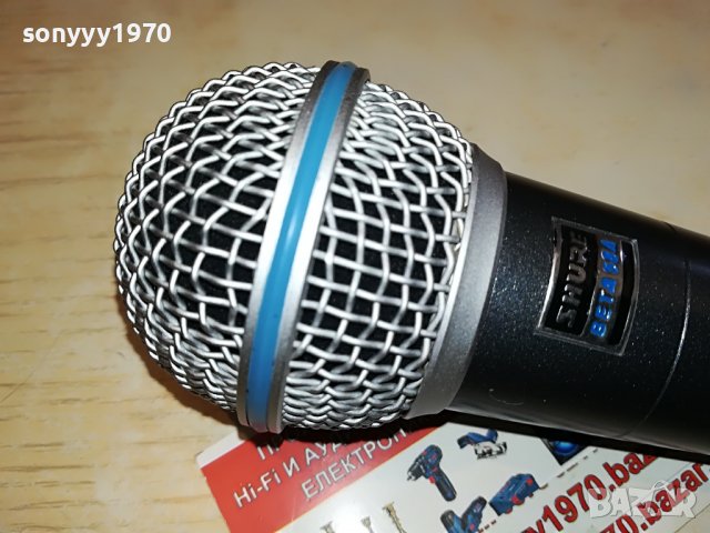 SHURE BETA58A-PROFI MIC-ВНОС SWISS 2705221835, снимка 9 - Микрофони - 36895580
