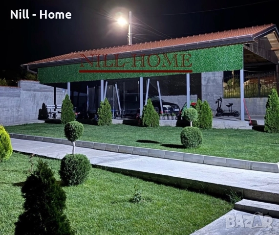 Поцинкована мрежа с декорация ( ИЗКУСТВЕНА ТРЕВА ) 4 мм. Тел / 40 мм. Око, снимка 3 - Огради и мрежи - 52303156