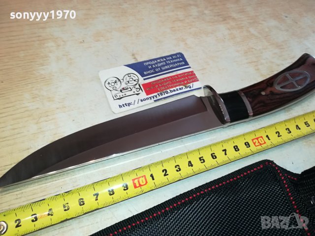 НОЖ МАСИВЕН ОСТЪР ЯК 1201241047, снимка 16 - Ножове - 43772199