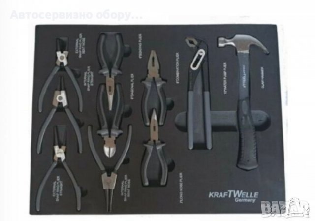 Количка с инструменти 7 чекмеджета KrafTWelle Здрава стоманена ламарина, снимка 9 - Други инструменти - 37164996