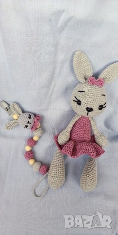 Плетени зайчета, снимка 5 - Плюшени играчки - 36275997