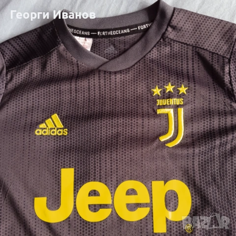 JUVENTUS CR7 ADIDAS 9-10y 140cm 100% ОРИГИНАЛНА детска фланелка Адидас Ювентус Роналдо kids jersey, снимка 3 - Футбол - 53517258