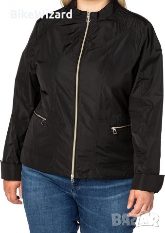 Geox Дамско W ANNYA BIKER яке от ПОЛИЕСТ, ЧЕРНО, DE 42 (I48), снимка 2 - Якета - 34753808